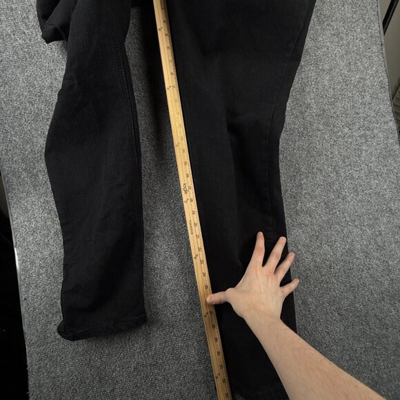 Rocawear Y2K Women Jeans Size 22 Black Pockets Embellished Spell Out Logo 1999 - Picture 9 of 16